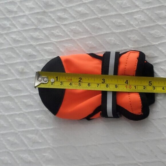Limited Edition Waterproof Dog Neon Reflective Protective Boots 4 piece Size L - Picture 13 of 14